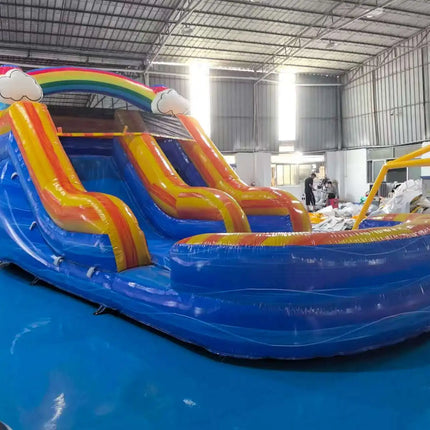 Aeor water slide inflatable 15ft water side commercial grade
