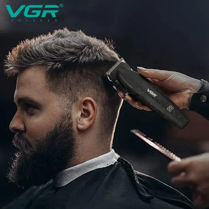 VGR Professional Hair Trimmer Barber Electric Hair Clipper Beard Hair Cutting Machine Haircut Trimer For Men V-640