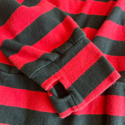 Y2K Striped Zip Up Hoodies Sweatshirts for Women E-girl Gothic Emo Mall Goth Sweatshirts 2000s Retro Harajuku Jackets Streetwear