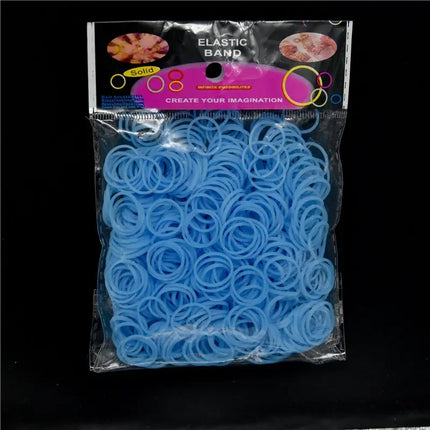 New Loom Rubber Bands Bracelet for Kids or Hair Rainbow Rubber Loom Bands Make Woven Bracelet DIY Craft Toys Christmas Gift