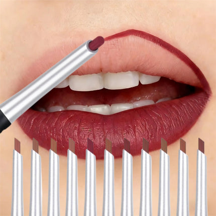 1PC Matte Lip Liner and Lip Color Pencils | Non-Greasy, Long-Lasting Waterproof, Stain-Resistant - 24-Hour Wear