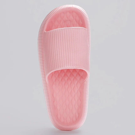 Lucyever 2026 Summer Non-slip Soft Cloud Slippers Women Comfy Eva Thick Platform Slides Woman Couple Bathroom Home Flip Flops 45