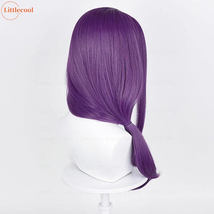 High Quality Kamishiro Rize Cosplay Wig 70cm Purple Heat Resistant Synthetic Hair Rize Kamishiro Wigs + Wig Cap