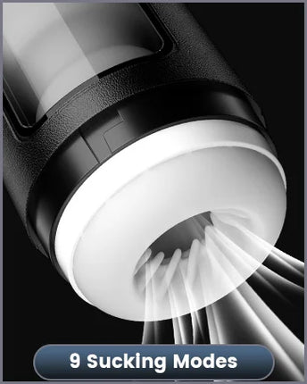APP Intelligent Heating Suction Blowjob Masturbator for Men  LCD Display Telescopic Vibrating Masturbation Cup Pocket Pussy