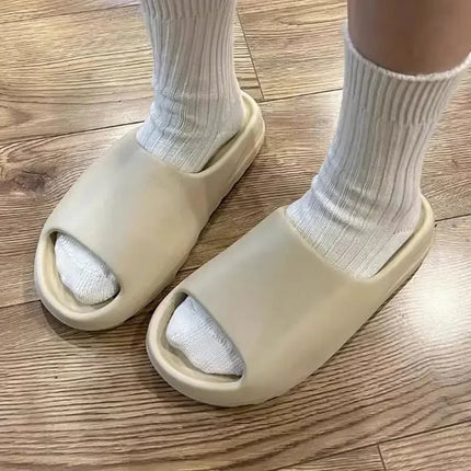 2025 Hot sales Coconut Slippers Cloud Thick-soled Sandals Summer Fashion Soft Bottom Beach Men Slippers Women's SandalsSlides