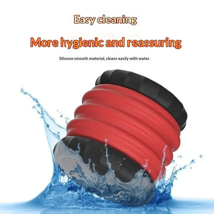 Male Penis Lock Cock Ring Set Enlargement Ball Stretcher Sex Toy For 18+ Erection Delay Time Ejaculation Penis Ring Big Man