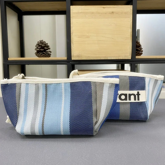 2026 New Small Storage Bag Canvas Bag Zipper Makeup Bag Handheld Fabric Bag Liner Inner Bag Medium Bag
