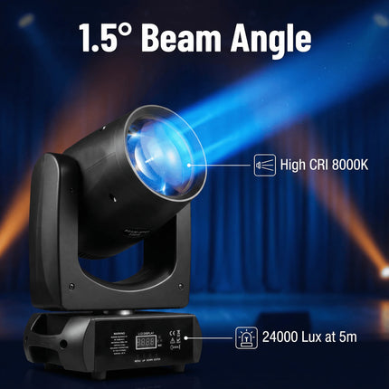 LED 200w Beam+Spot moving Light DMX512 Moving Head Professional DJ /Bar /Party /Show /Stage Light Stage Machine
