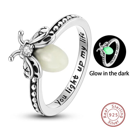 Rings For Women 100% 925 Sterling Silver Pink Heart Crown Star Moon Snowflake Zircon Rings Fashion Engagement Wedding Jewelry