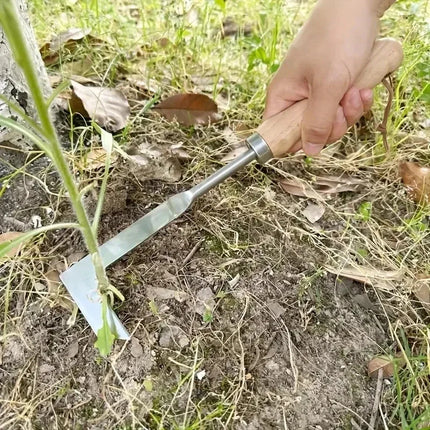 Manual Weeding Machine Set: Mower Sickle + Road Crack Weeding Tool + Garden Hand Shovel - Heavy Duty Carbon Steel for Outdoor &