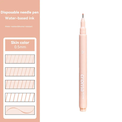 Micron Liner Fineliner Pen 0.05 0.03 0.1 0.5 Brush Tip Black Brown Fineliner Sketching Manga Drawing Pen Color Sketch Stationery