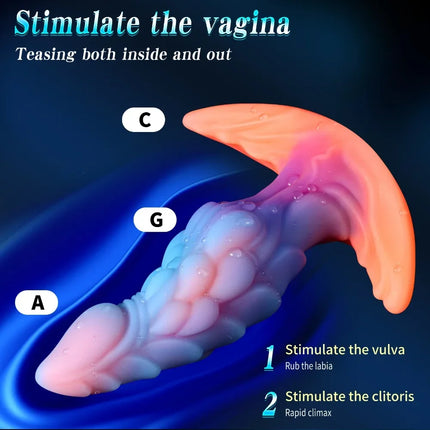 Colorful Wearable Anal Plug Butt Plug Luminous Dildo Prostate Massage Anal Dilator Wear Sex Toys for Women Men Adult Buttplug