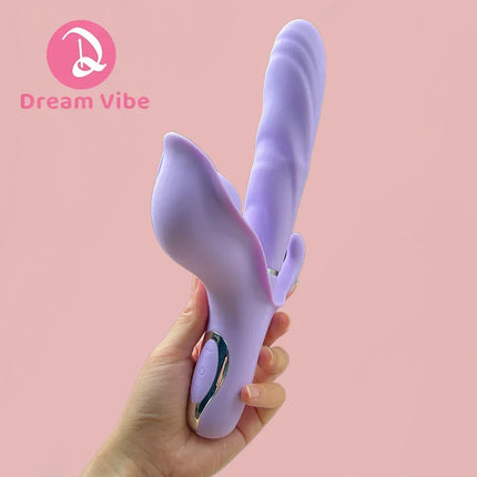 Luna Bloom Multi-funciton Rabbit Vibrator Triple Stimulator Clit G-Spot Anal New Big Erotic Sex Toy Women Pleasure Penetration