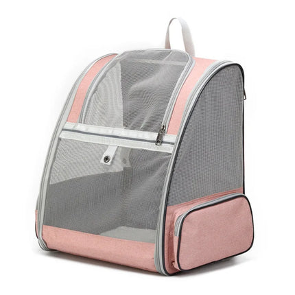 Pet Cat Carrier Bag Outdoor Travel Backpack for Cats Small Dogs Breathable Cat Carrying Bag Suitable for Cats Within 6kg