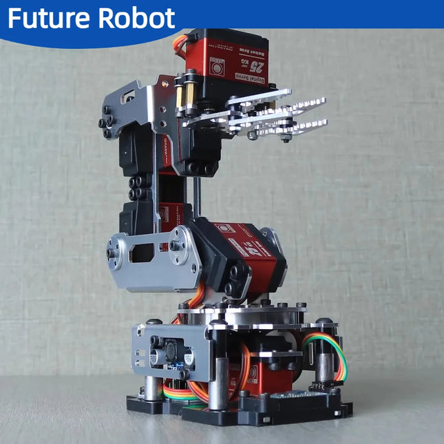 6 Dof Robot Arm Clamp Claw APP RC Control Metal Mechanical Robotics with Digital Servos for Arduino DIY Kit Programmable Robot