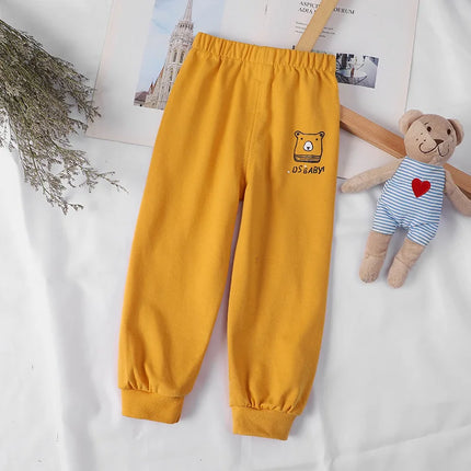 Cotton Kids Pants Baby Boys Leisure Sport Pants Little Girls Trousers Children Toddler Fashion Sweatpants Casual Pants