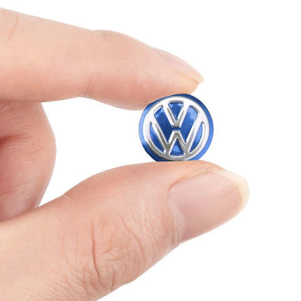 3pcs 14mm Car Metal Emblem Stickers Auto Remote Key Logo For Volkswagen VW GTI Polo Golf Caddy Jetta Sharan Passat Tiguan Arteon