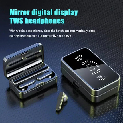 TWS Bluetooth-Compatible Earphones Stereo Sport Headset Waterproof Wireless Headphone apply to smartphones