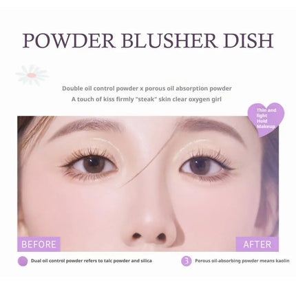 Powder Blusher Soft Matte Fog Cheek Blush Long Lasting Pigmented Natural Velvet Trending Aesthetic Blusher Cosmetics