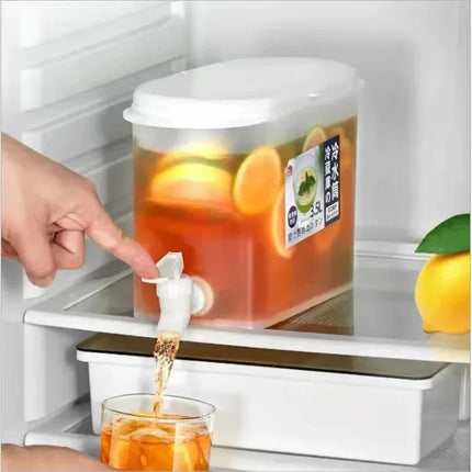 Summer Refrigerator Cold Kettle with Faucet in Refrigerator Large Capacity Portable Cold Kettle Fruit Teapot Cold Water Pitcher