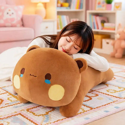 New Cute Bubu Dudu Plush Toy Kawaii Anime Panda Plushie Throw Pillow Home Decor Sleeping Companion Doll for Adults Gifts