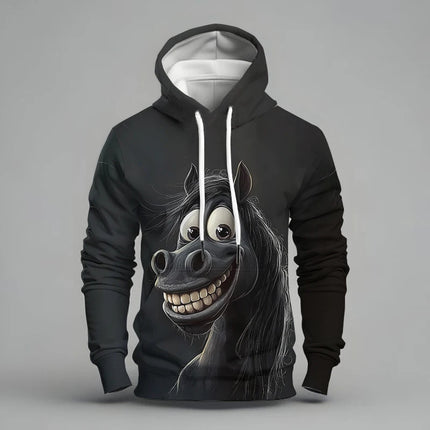 Funny Animal Pattern Hoodies 3D Print Men Women Hooded Sweatshirts Y2k Pullovers Tracksuit Male Top Clothing hoodies for man