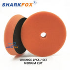 Orange x 2pcs / 5Inch (125mm)