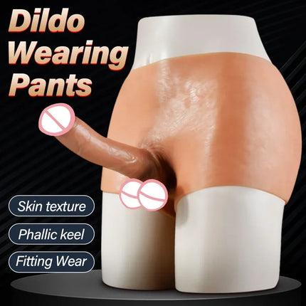 Silicone Pegging Strapon Penis Pants Dildo for Women Realistic Dildos Masturbators Penis Sex Toys for Women Lesbians Adults 18+