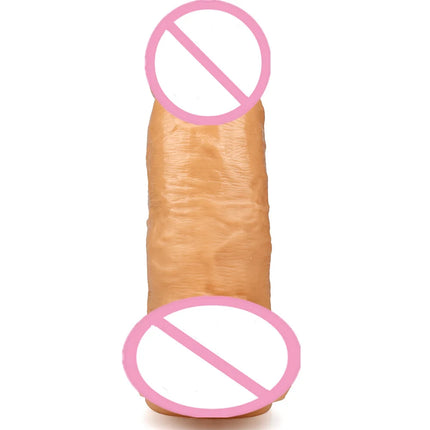D 7.5CM SUPPER thick dildo Huge Realistic Giant Long Dildo Soft Silicone Vaginal Masturbators Penis Erotic Toy for Women - DILDO