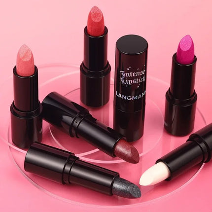 Nude Gray Metallic Lipstick Glitter Diamond Waterproof Long-Lasting Lip Gloss High Pigment Shiny Sparkling Pearl Lip Tint Makeup