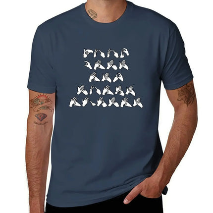 Keep calm and learn Auslan T-Shirt new edition vintage mens shirts graphic tee