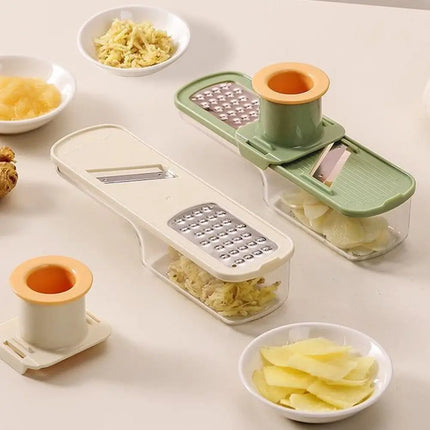 3-in-1 Multifunctional Ginger Garlic Grinder Home Kitchen Slicer All Grinder Potato Shred Cutter Utensil For Kitchen 2025 New