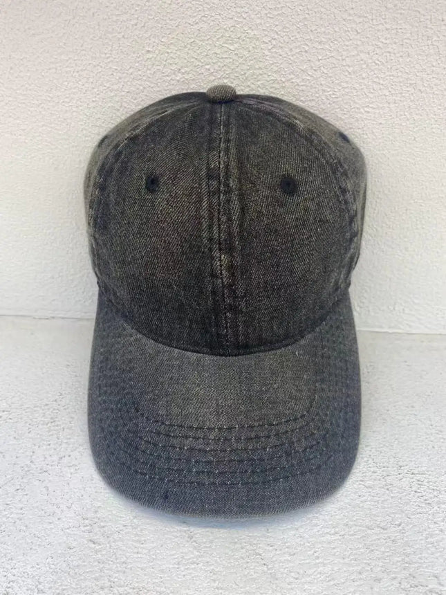 Baseball Cap Women Men Unisex Denim Washed Soft Top Sunshade Spring Summer Hats Retro Korean Solid Color Snapback Caps Female