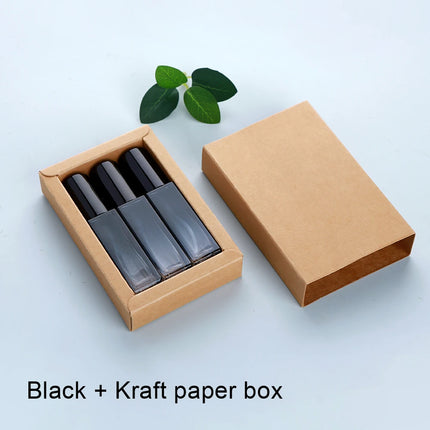 10ml Perfume bottle 1 box of 3 bottles Gradient thick glass perfume bottle Perfume Atomizer Exquisite packaging box gift