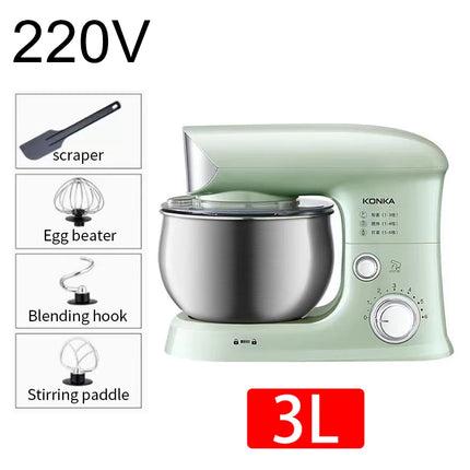 New 2025 Kangjia Chef Machine Home Multifunctional and Noodle Kneading Machine Fully Automatic Egg Beater Mixer 3L Introduction