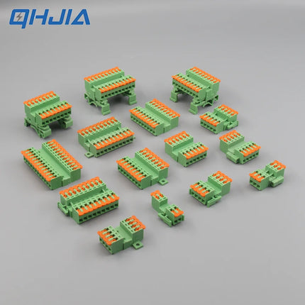 5.08 Threaded Terminal - Welding Free Docking  Handle Spring Plug Quick Connect Suitable for LED Terminal Blocks