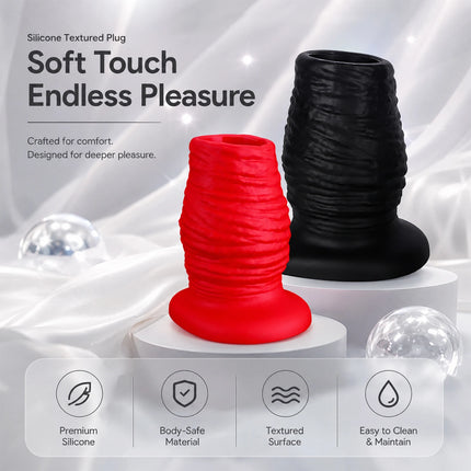 Butt Plug Huge Hollow Anal Plug Silicone Butt Plug Anal Speculum Ass Plug Anus Enema Flushing Sex Toys For Women Men Ass Dilator