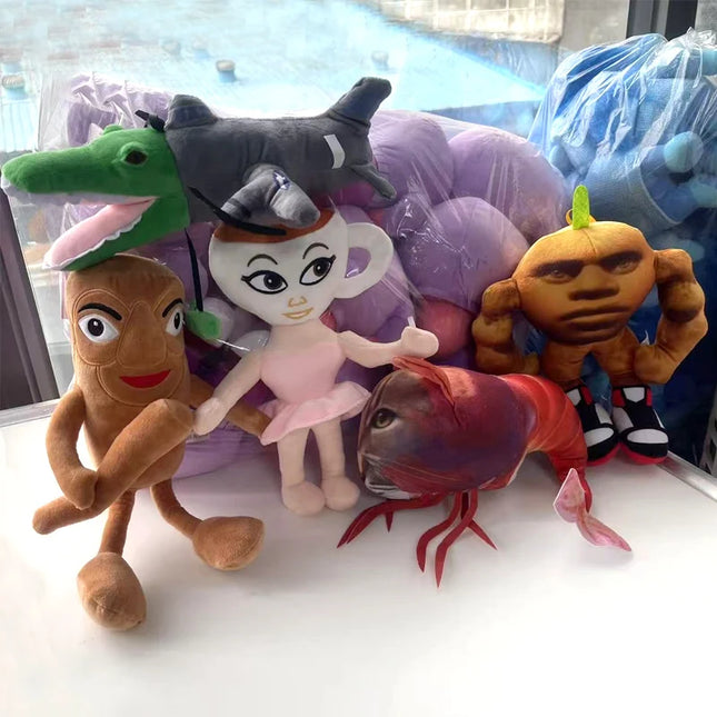 Cute style Tralalelo Tralala Plush Tungtungtung Italian Brainrot Al Tralalero Tralala Plush Doll Stuffed Soft Pillow Custom Toys