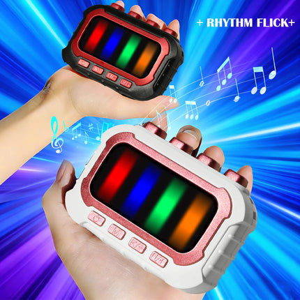 Rhythm Flick Music Toys, Finger Rhythm with Lights and Musics for Kids 20 Rhythm Tracks 4 Modes Games Gifts for Boys and Girls