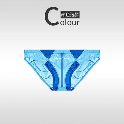 New Transparent Sexy Briefs Mens Pouch Underwear Smooth Ultra-thin Men Panties Swimwear Low-waist Breathable Youth Трусы Мужские
