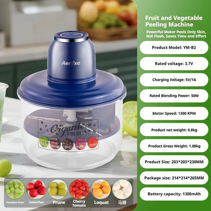 Electric Automatic Grape Peeling Machine Smart Home & Commercial Use Fruit Vegetable Peeler Efficient Kitchen Tool