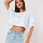 WHITE / L