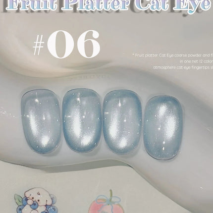 TC 12-Color Cat Eye Magnetic Gel Nail Polish 10ml Full Coverage Vernis Semi Permanent Super Gorgeous Nail Manicure Varnish Gel