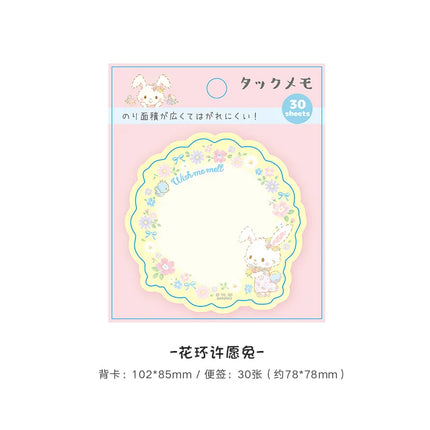 Kitty Keroppi Melody Kuromi Memo Pad Sanrio Pochacco Sticky Notes Stationery Label Notepad Planner Sticker Post School Supplies