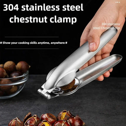 Stainless Steel Chestnut Opener, Cross Shaped Chestnut, Household Multifunctional Peeling Tool, Chestnut Clip, Walnut Clip