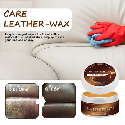 Beeswax Leather Care Wax Repairs Scratches Cracks Removes Stubborn Dirt Prevents Cracking Leather Refurbishment Polishing Paste