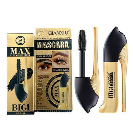 4D Curling Mascara, Water-resistant and Non-creamy, for Professional Long and Lustrous Makeup.