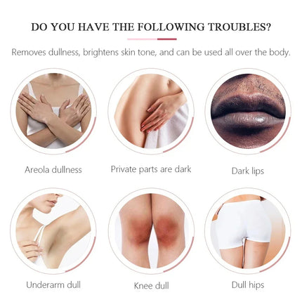 Whitening Cream For Dark Skin Underarm Bleaching Armpit Lightening And Intimate Area Woman Moisturizer Korean Skin Care Products