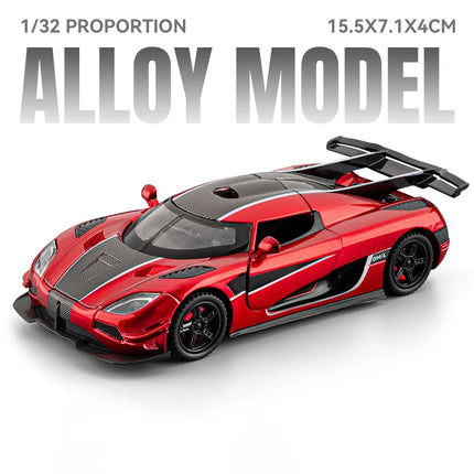 1:32 KNSG ONE 1 ONE-1 Miniature Toys Cars Alloy Diecast Models Boy High Simulation Miniature Holiday Present And Home Trendy Toy