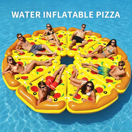 Giant Pizza Slice Pool Float: The Perfect Beach Lounge for Swimming Parties & Beach Entertainment! inflatable toys ，gathering